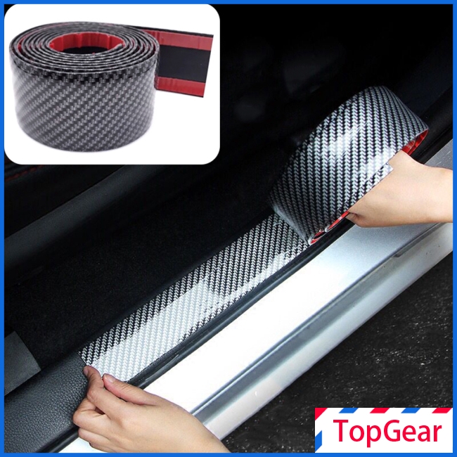 Sticker bằng cao su sợi carbon chuyên dụng cho bảo vệ thân xe