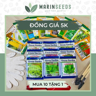 Hạt giống rau, rau ăn quả, rau gia vị nhiều loại