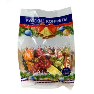 Kẹo Mix 8 vị socola Nga Gói 450gr