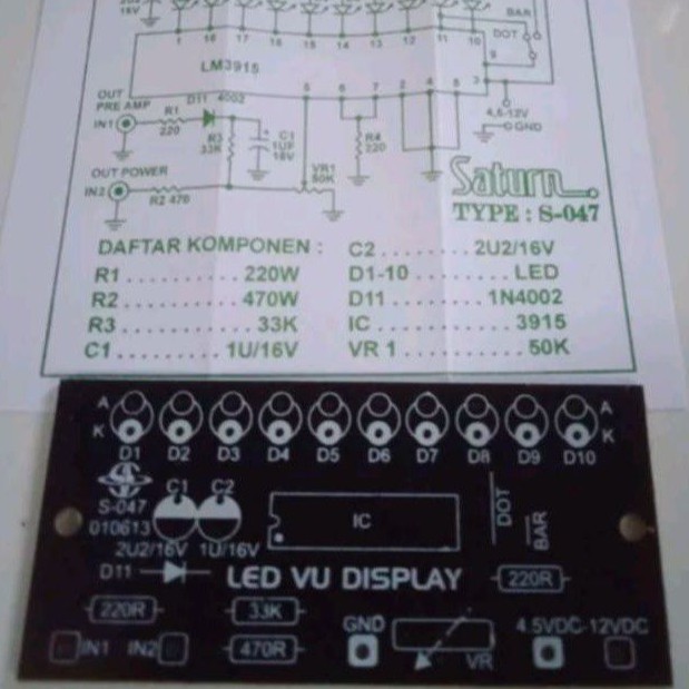 Màn Hình Led Hiển Thị Lm 3915 S-047