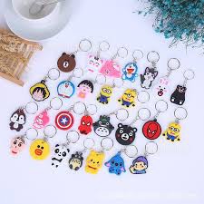 Móc Khóa Hoạt Hình Silicon Nhiều Mẫu