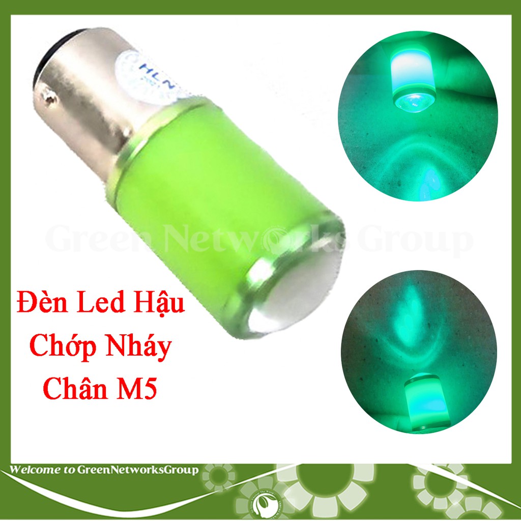 Đèn hậu chớp nháy kiểu lồng đèn chân M5 Greennetworks ( 1 Đèn )