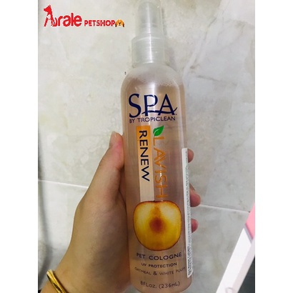 Xịt Dưỡng Lông SPA Tropiclean Cho Chó Mèo - Nhập khẩu Mỹ