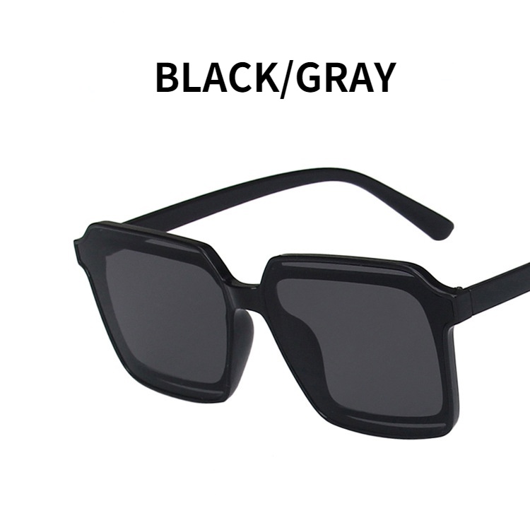 Kính mát gọng vuông chống tia UV400 thời trang cho nữ