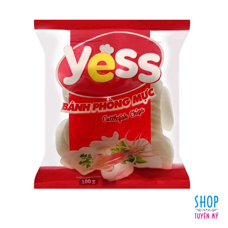 Bánh phồng mực Yess - gói 100g