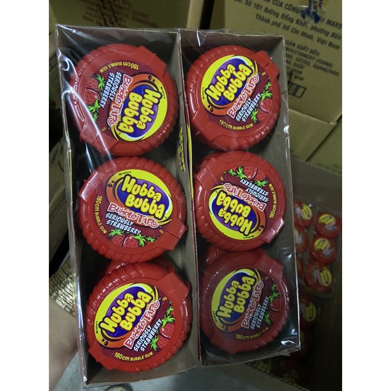 GUM CUỘN HUBBA BUBBA SIÊU DÀI 180cm NHẬP KHẨU