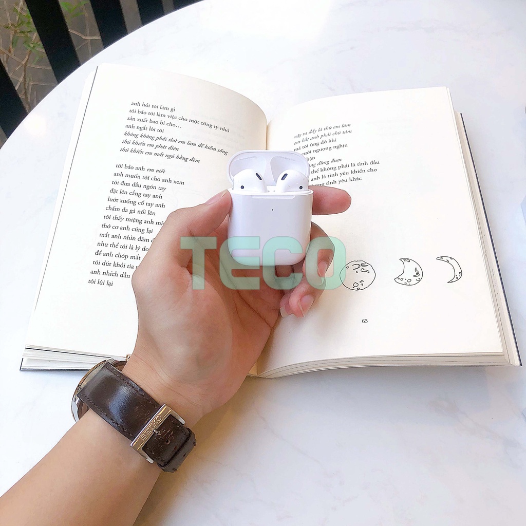 [TẶNG ỐP SILICON] Tai Nghe BLUETOOTH TWS  ẢIPOD 2 - Tai Nghe Không Dây Nhét Tai Cao Cấp - Full Chức Năng - LỖI LÀ ĐỔI