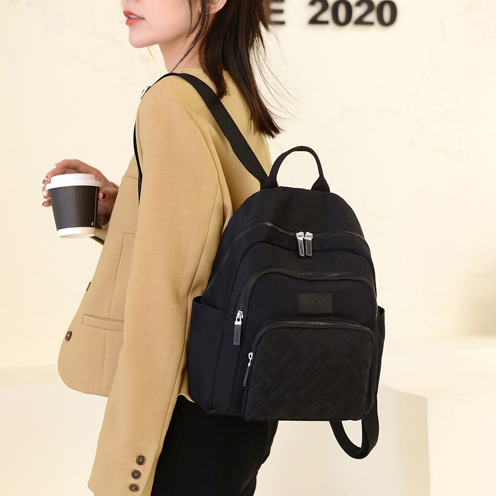 Ba Lô Vải Oxford Hình Trái Tim Sức Chứa Lớn Phong Cách Mới Cho Nữ Sinh