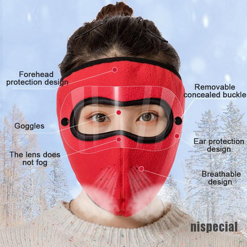 Mặt Nạ Chống Gió Giữ Ấm Mùa Đông Khi Đi Xe Đạp