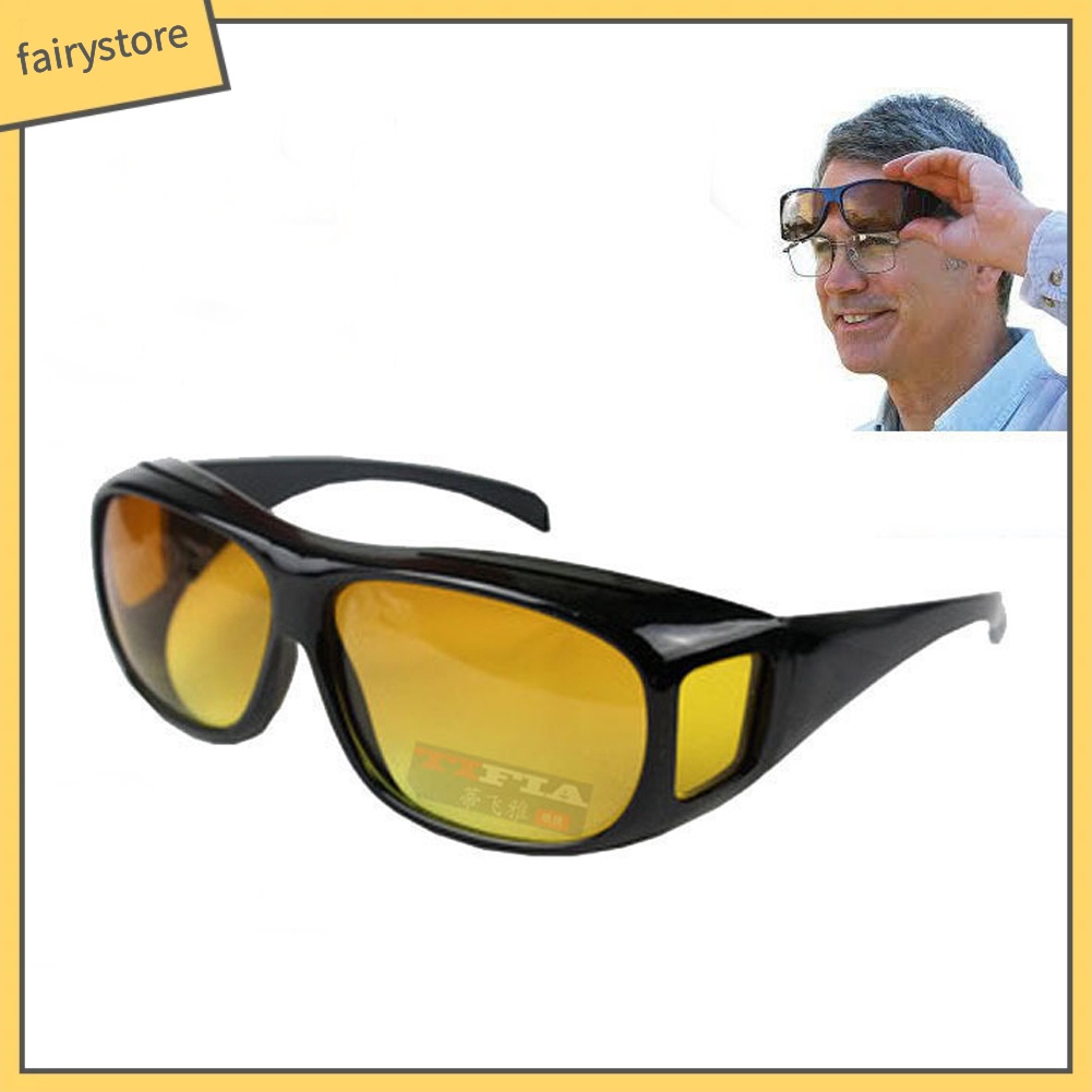 1 Đôi Kính Phân Cực Chống Tia Uv Cho Lái Xe Ban Đêm