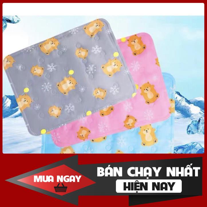 [ HÀNG CAO CẤP ] Đệm gel nước làm mát chó mèo tránh sốc nhiệt mùa nóng