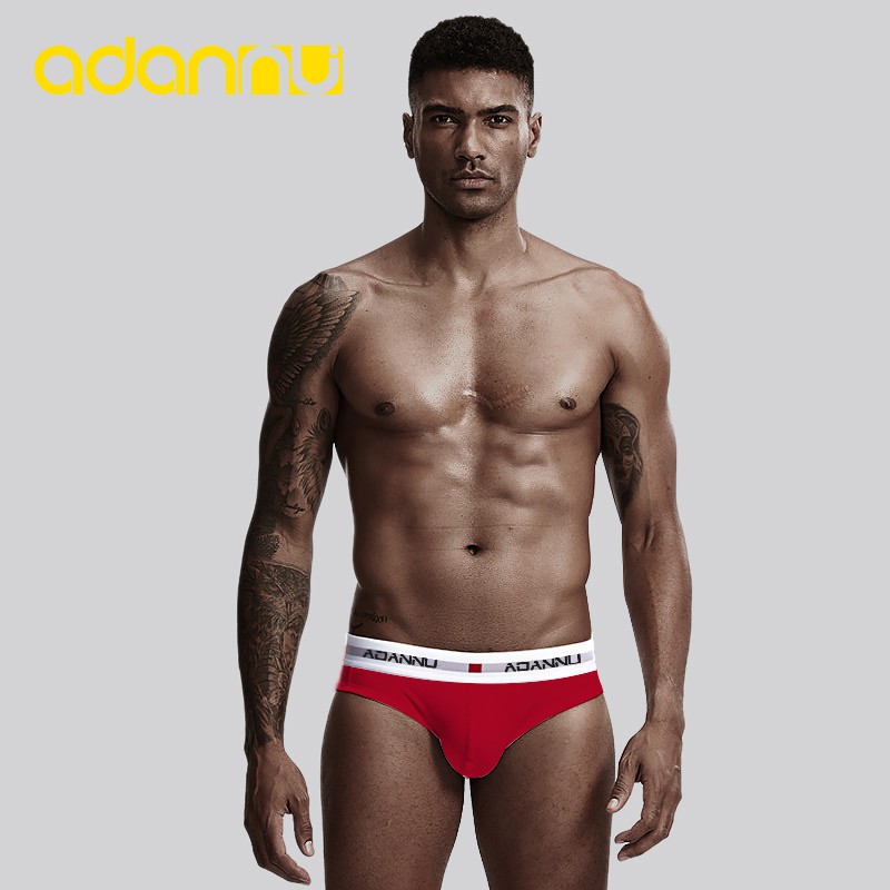 Quần lót boxer cotton chữ U có 5 màu cho nam Ad44