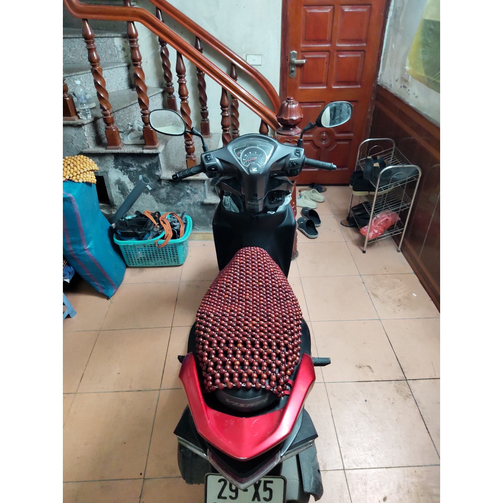 Miếng lót yên xe máy hạt gỗ full yên