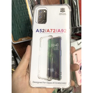 Oppo A52/A72/A92 Ốp lưng nhựa dẻo trong cao cấp