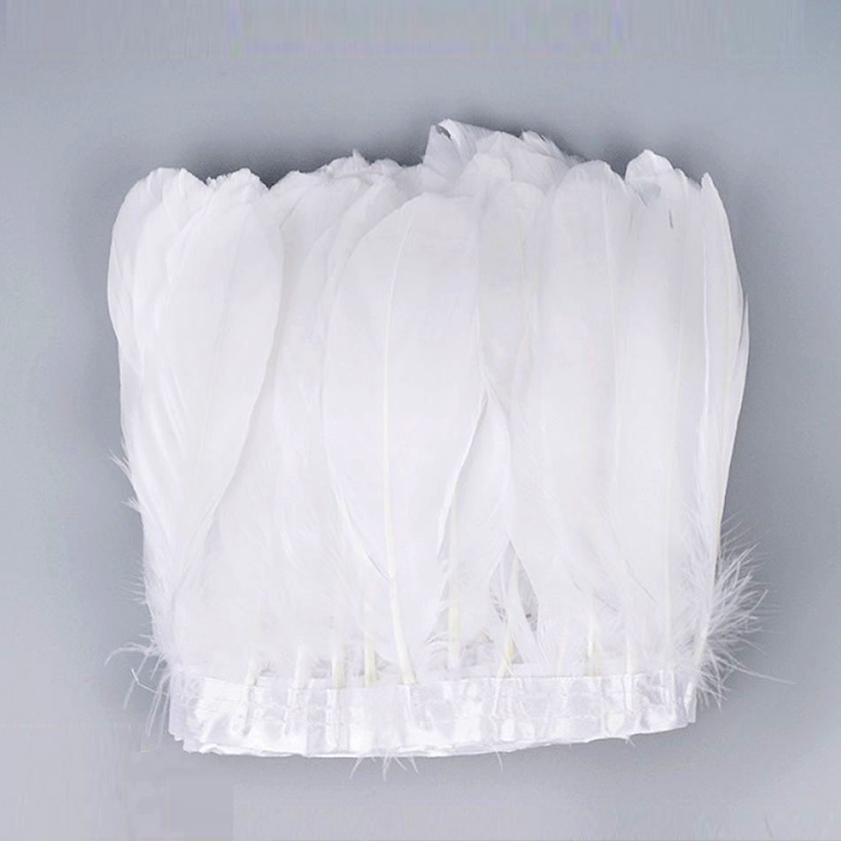Dây Ruy Băng Lông Ngỗng Tự Nhiên 2M 15-20cm Trang Trí Tiệc Cưới / Sinh Nhật