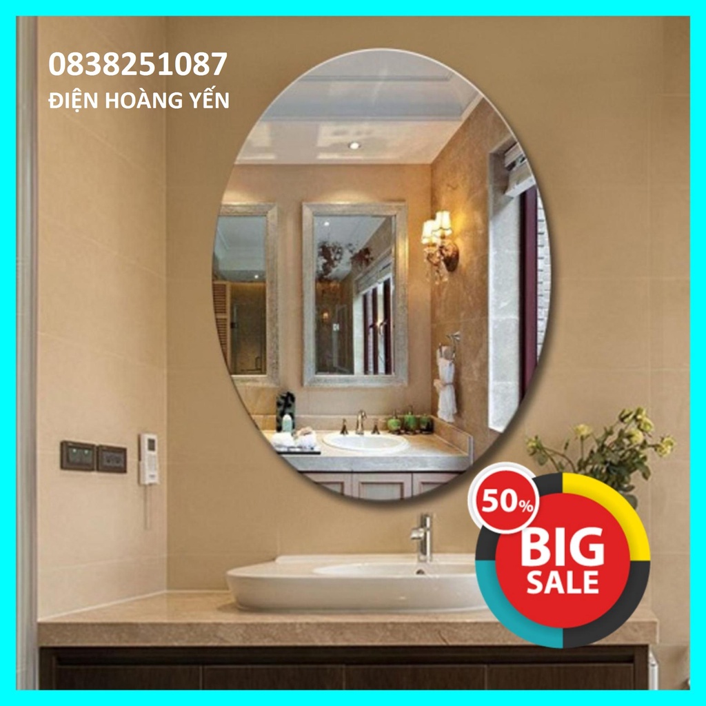 Gương soi phòng tắm - Kiếng soi nhà tắm 45 x 60cm105A