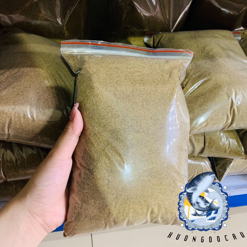CÁM CÁ 20% 30% ĐẠM LÀM MỒI CÂU CỰC NHẬY Cargill 1kg chuyên chép, rô, trắm lớn