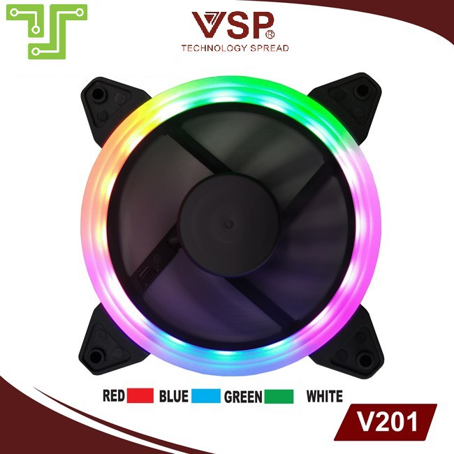 Fan Case VSP V201 Led RGB 12cm (LED 1 MẶT)