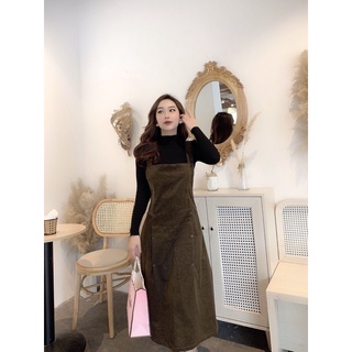 Yếm Váy Nhung Tăm - YẾM BIGSIZE