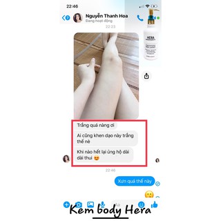 Kem body dưỡng trắng da HERA