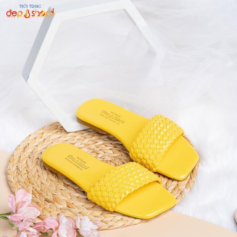 Dép nữ quai ngang đan bính thời trang big size MS101