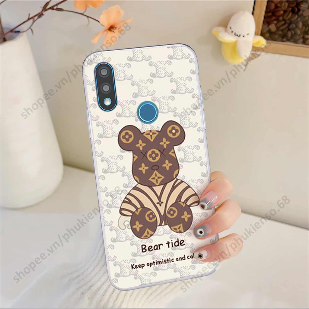 Ốp lưng điện thoại Vsmart Joy 2 Plus / Joy2+ elegant, gấu be@rbrick cao cấp, vỏ ốp rẻ đẹp