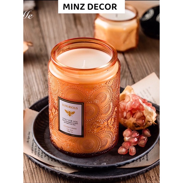 Nến Thơm Tinh Dầu Sang Trọng, Thư Giãn Không Khói Cao Cấp Luxurious Dùng Trang Trí Nhà Cửa Và Quà Tặn