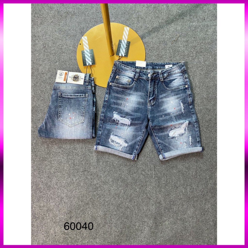 Quần Ngố ⚡ Quần Bò Nam DSQ Khóa Lệch Màu Xanh Hàng Siêu đẹp | BigBuy360 - bigbuy360.vn