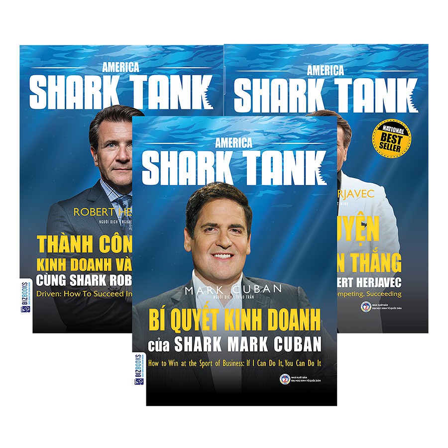 Combo sách 3 Cuốn - Huấn Luyện Kinh Doanh Cùng America Shark Tank