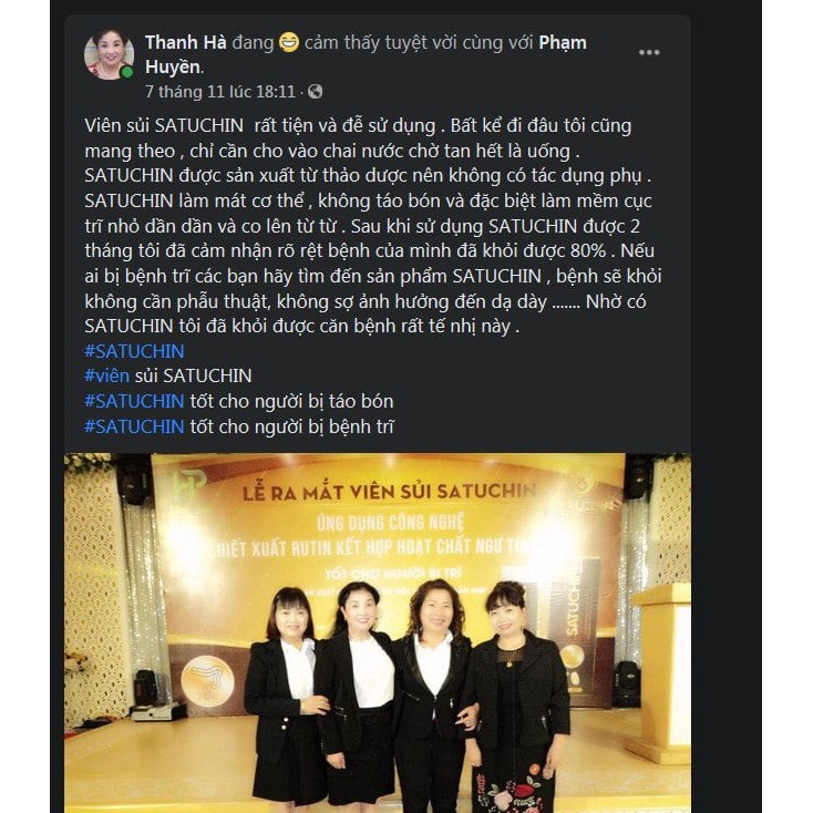 ✅CAM KẾT CHÍNH HÃNG - SATUCHIN (Hộp 3 tuýp sủi) – Viên sủi trĩ chiết xuất từ hoa hòe | BigBuy360 - bigbuy360.vn