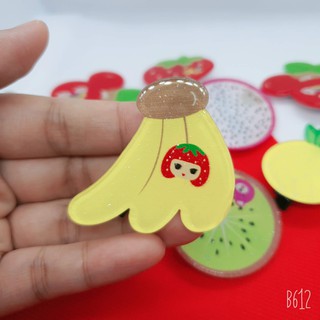 Kẹp tóc mái trái cây