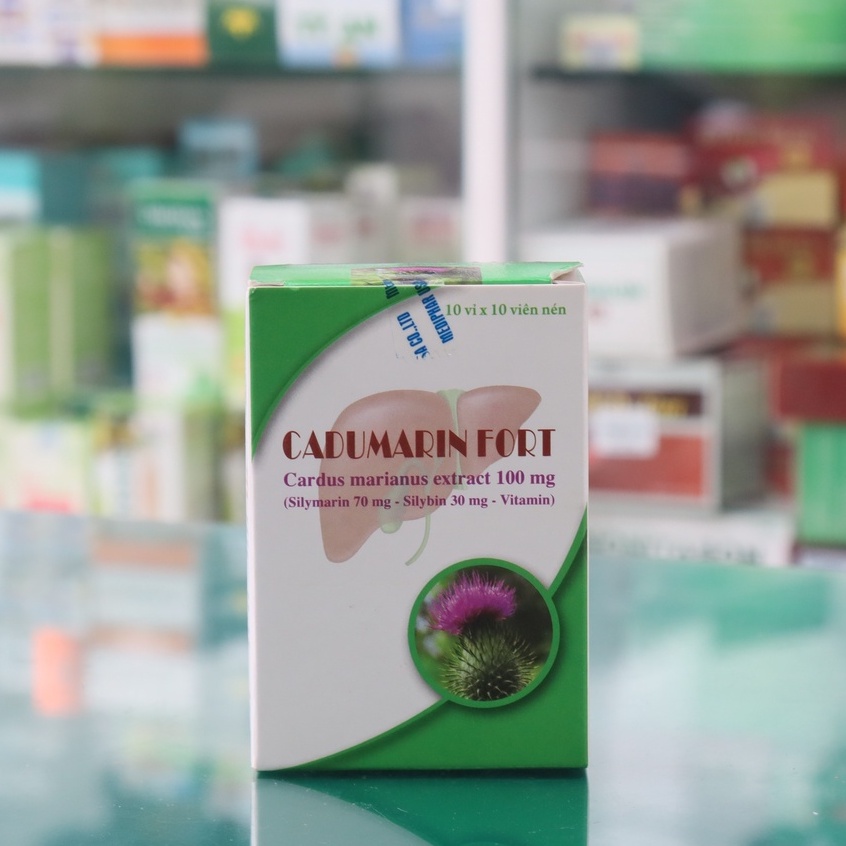 Cadumarin Fort – Hỗ trợ điều trị viêm gan, phục hồi chức năng gan, tăng cường giải độc gan (100 viên)