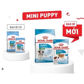 Thức ăn hạt cho chó con Royal Canin Mini Puppy túi 1Kg (Túi zip bạc)