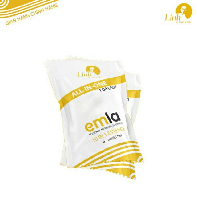 [Combo 35 gói] emla 3ml - Dung dịch vệ sinh phụ nữ cao cấp số 1 Việt Nam