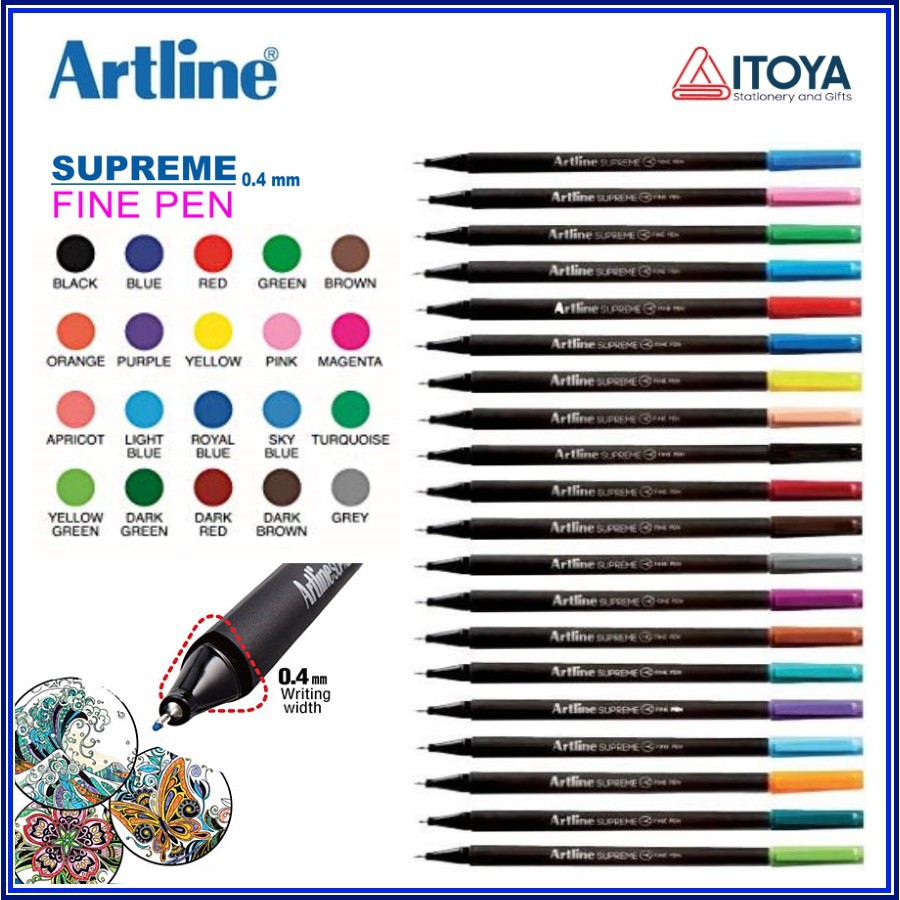 [ VPP CALACO ] Viết Lông Kim Artline Supreme EPFS-200 - Nhiều Màu [Nhật Bản]