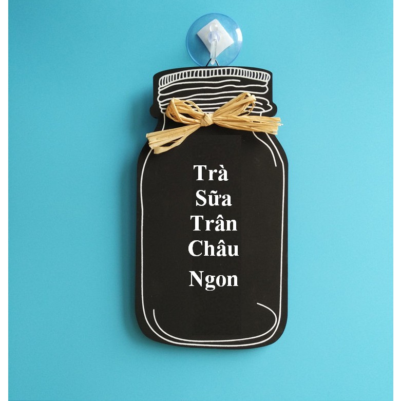 Bảng note, bảng ghi chú hình lọ (viết phấn)