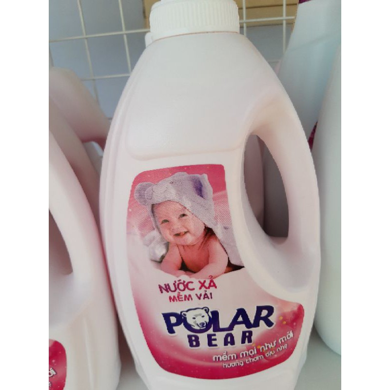 Nước xả vải Polar Bear hương thơm dịu mùi em bé