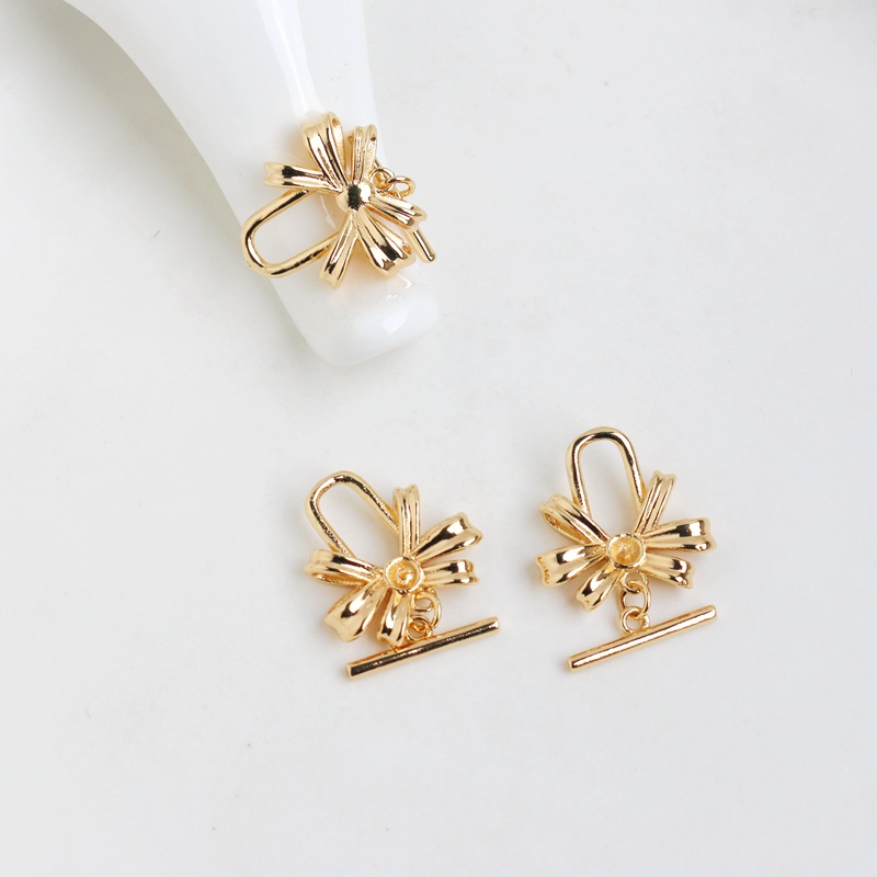 Khóa Cài Thắt Dây Chuyền Thủ Công Bằng Đồng 14k Màu Vàng diy