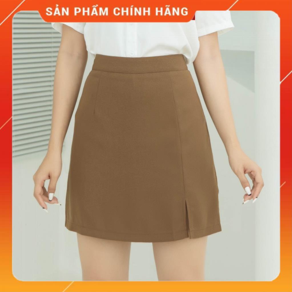 Chân váy ngắn chữ A Có Lót Quần KAMONG kiểu dáng chân váy công sở CV007