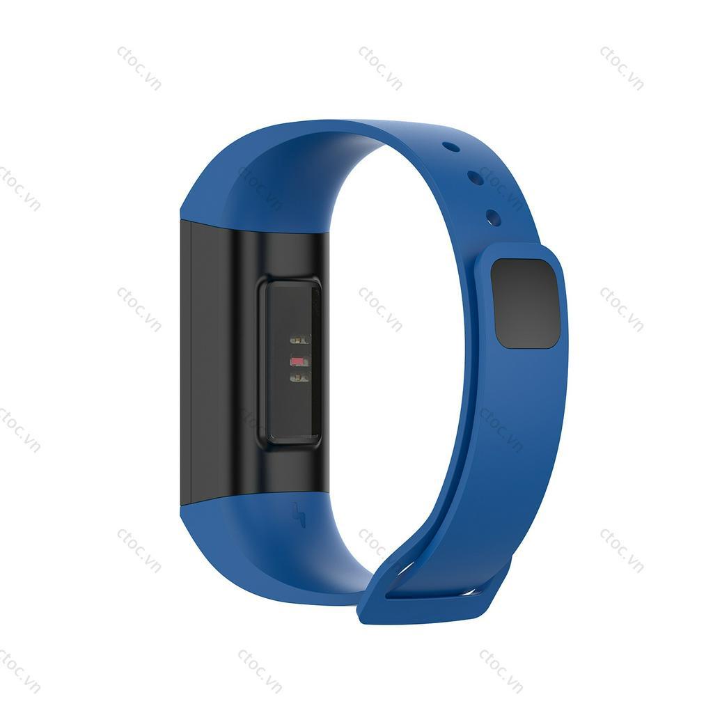 Dây Đeo Silicon Màu Trơn Thay Thế Cho Xiaomi Mi Smart Band 4C