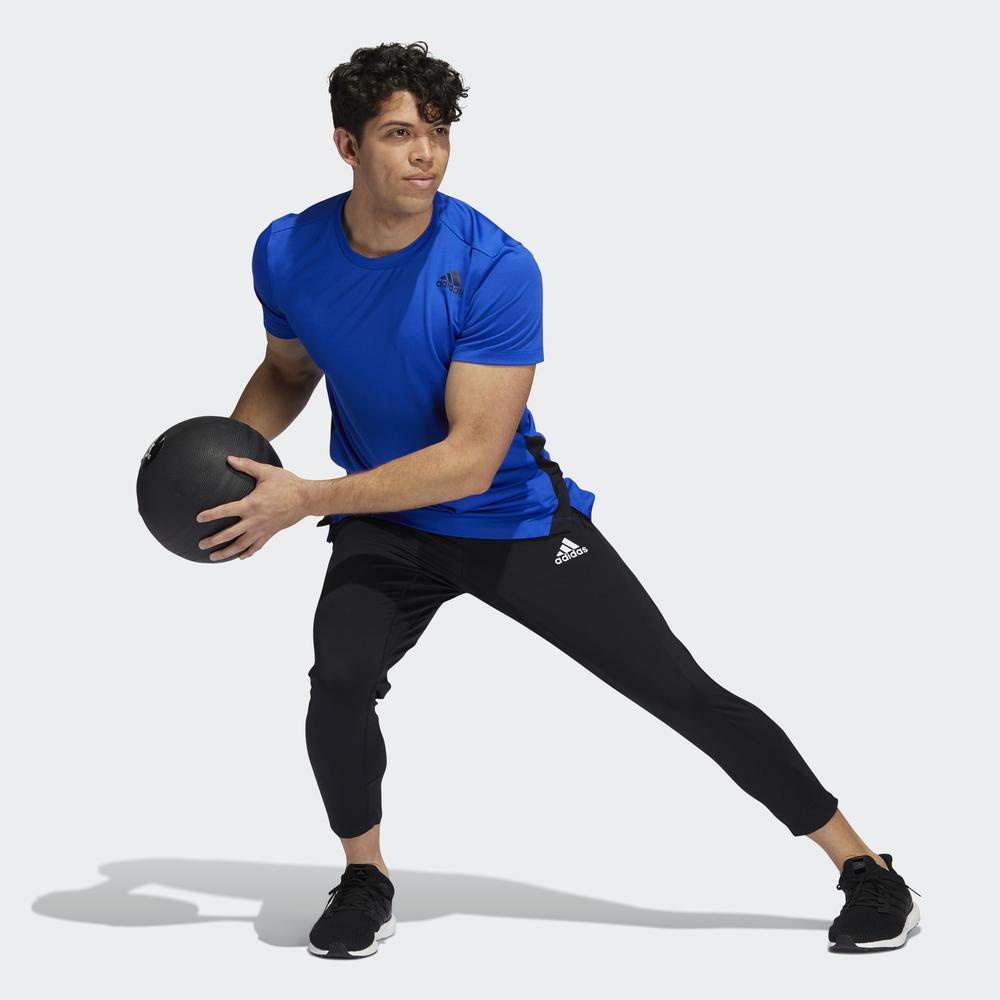 [Mã WABRDAS68 giảm 10% tối 150k đơn từ 1 triệu] Áo Tee adidas TRAINING Nam Aeromotion Tee Màu xanh dương H29177