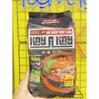 Bịch 10gói mì nấu hải sản Kay A Kay