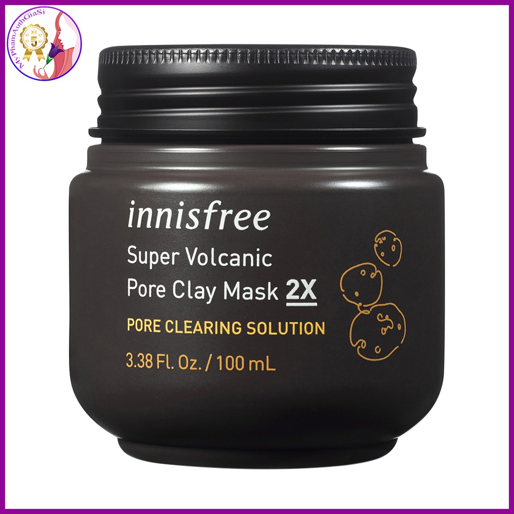 Mặt nạ đất sét innisfree super volcanic pore clay mask 2x