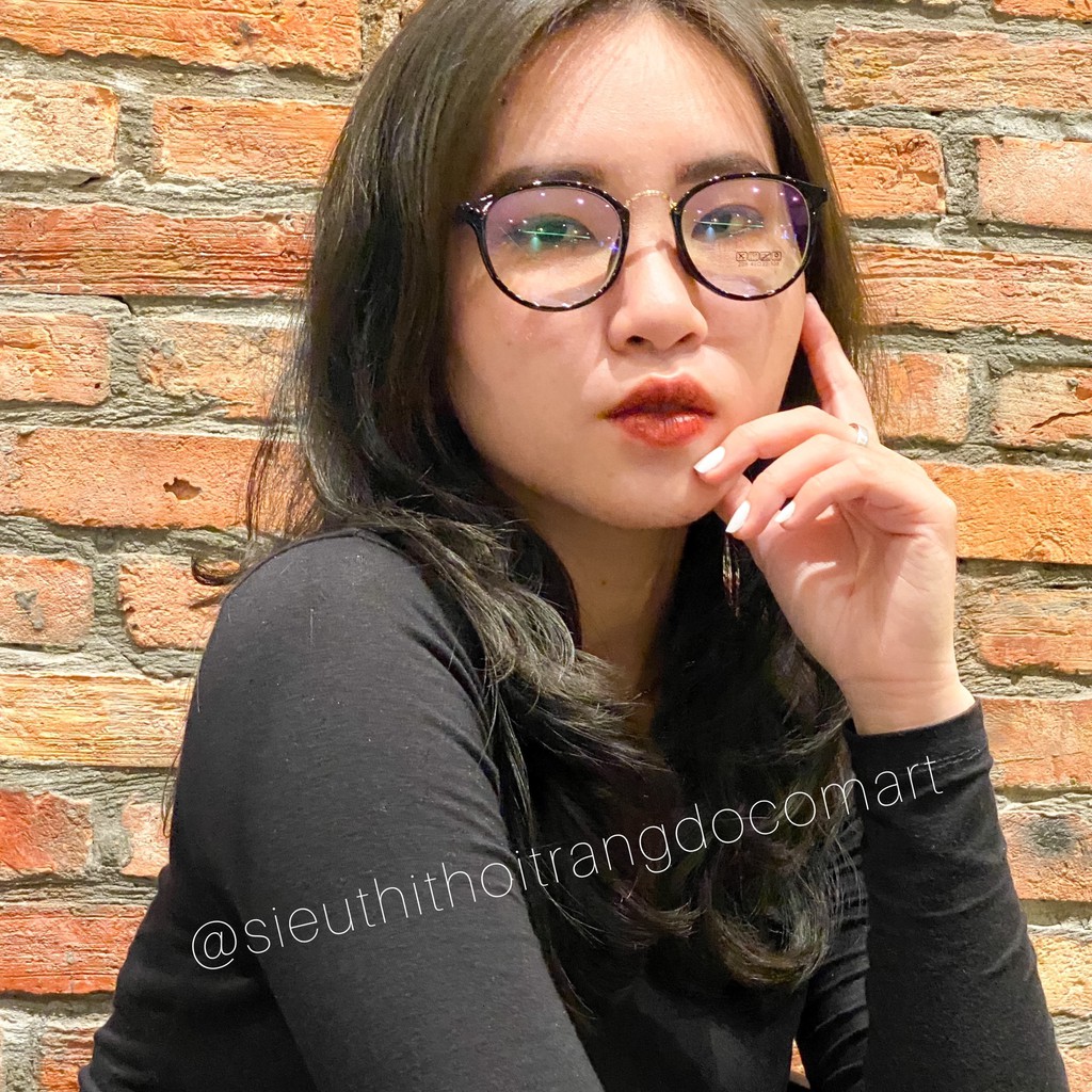 Gọng kính cận tròn nam nữ chất liệu nhựa dẻo thiết kế nhiều màu sắc - TR209 | BigBuy360 - bigbuy360.vn