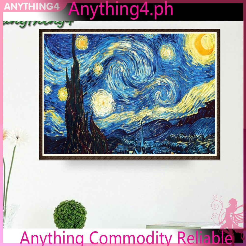 Tranh Đính Đá Mô Phỏng Bức Danh Họa Starry Night Của Van Gogh Tự Hoàn Thành  Tại Nhà | Shopee Việt Nam