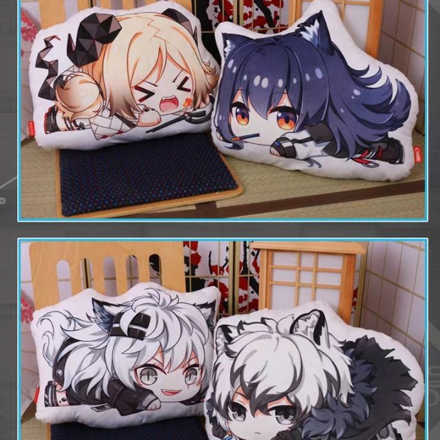 [Arknights] Gối plushie 2 biểu cảm Arknights (ảnh thật)