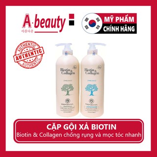 BỘ DẦU GỘI DẦU XẢ BIOTIN CHỐNG RỤNG VÀ KÍCH THÍCH MỌC TÓC BIOTIN & COLAGEN