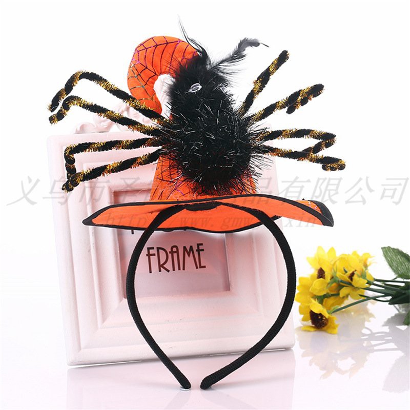 PVN18713 Băng đô cài tóc hình nón phù thủy hóa trang Halloween T2