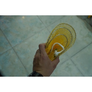 Giỏ cá lưới dù (Vành bằng dây cáp)