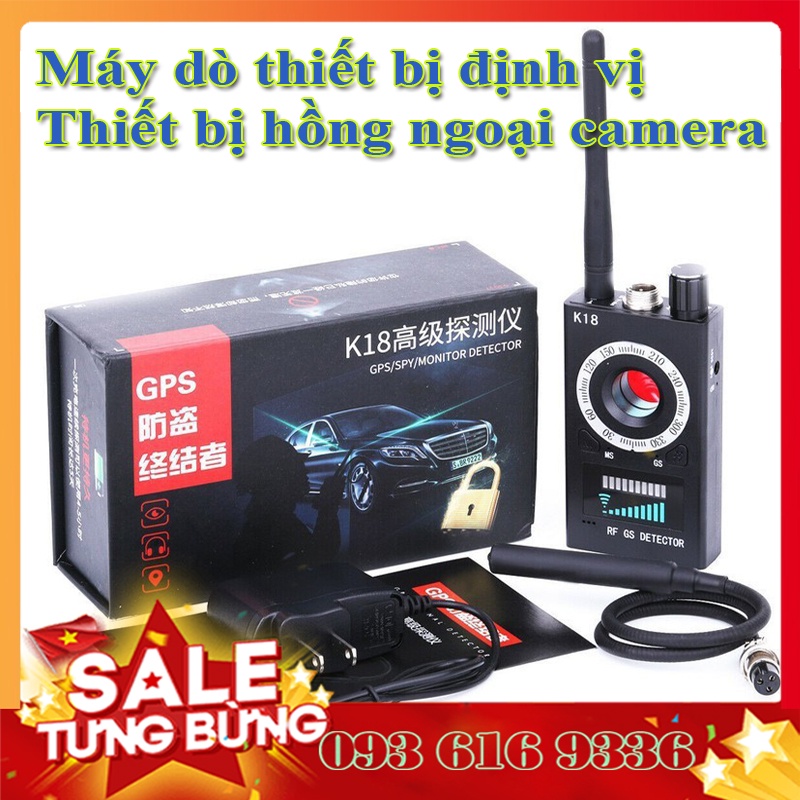 Máy Dò Camera ☢𝐅𝐑𝐄𝐄 𝐒𝐇𝐈𝐏☢ Tìm thiết bị Theo Dõi, Định Vị - Máy Dò Thiết Bị Định Vị GPS K18 - slc.vn